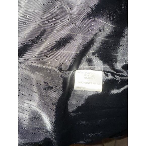 Calvin Klein Wool Angora Gray Belted Coat Petite City Gear P14 - Picture 6 of 8